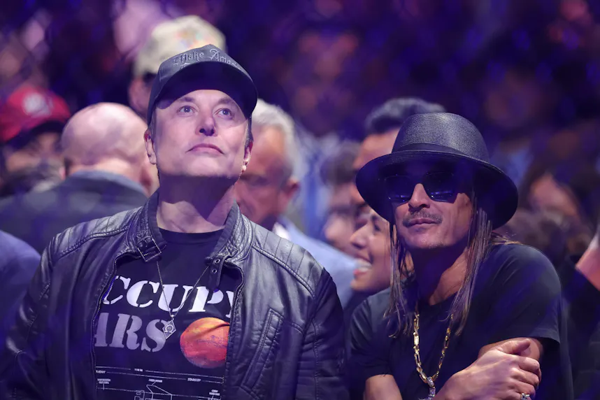 Elon Musk and Kid Rock watch UFC 309 as we look at Musk's odds of joining Congress as the Speaker
