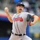 Atlanta Braves starting pitcher Spencer Strider throws during the third inning of a baseball game against the New York Mets as we look at the 2023 MLB Cy Young odds.