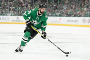 Jamie Benn moves the puck against the Colorado Avalanche as Gary Pearson offers his picks and predictions for Saturday's Game 2 of the Western Conference Final between the Edmonton Oilers and Dallas Stars. 