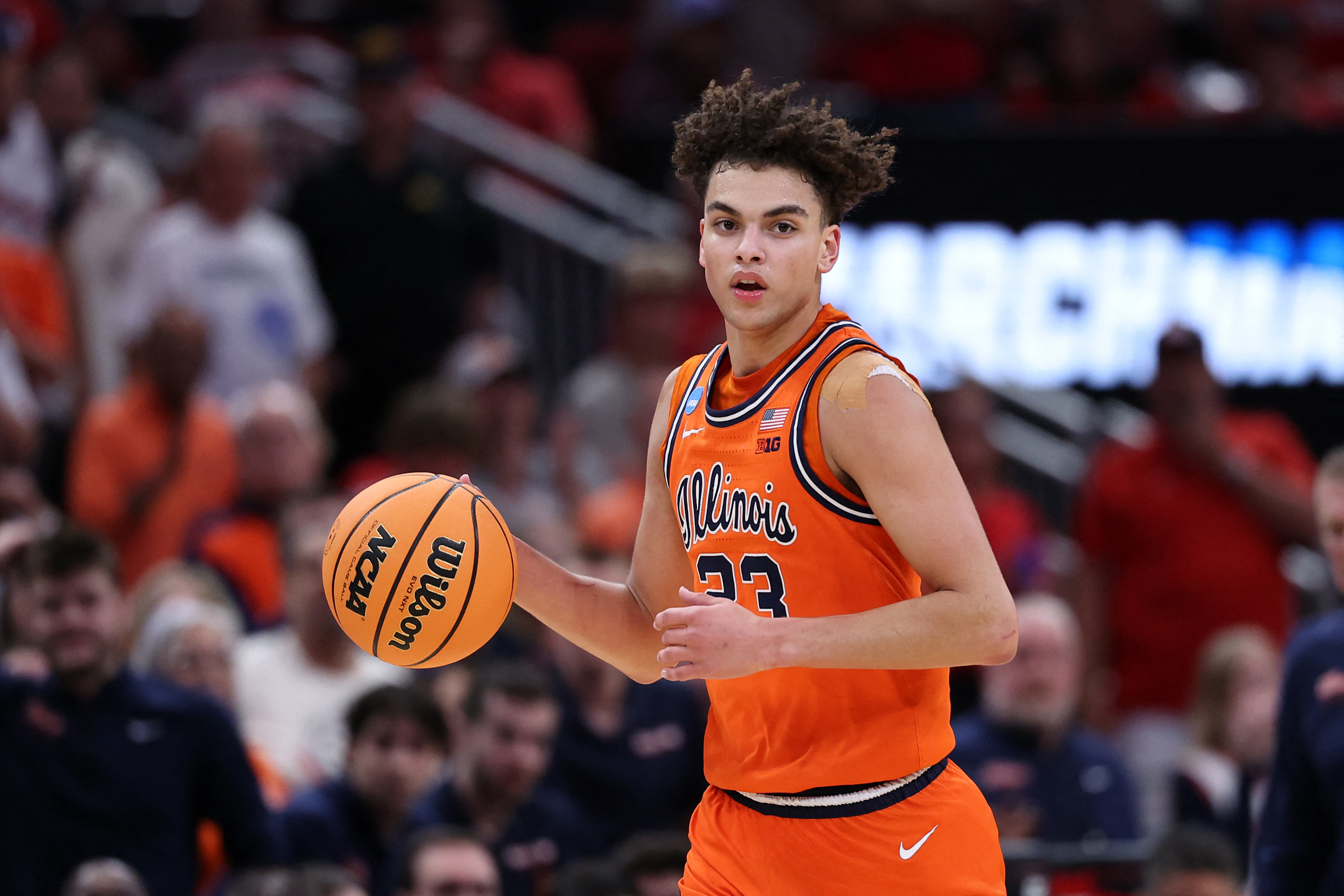 Illinois' Keaton Wagler is key to our Illinois vs. UConn prediction for the Final Four. 