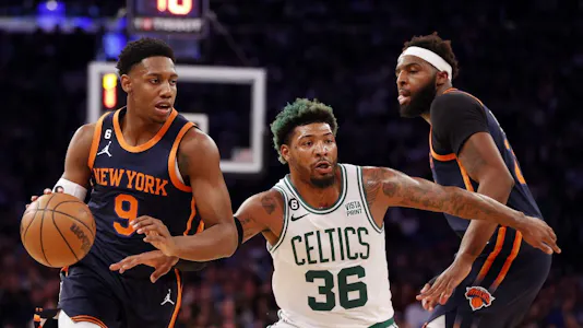 Find out if Marcus Smart and the Boston Celtics can stop R.J. Barrett and the New York Knicks in our NBA SGP predictions for Thursday.