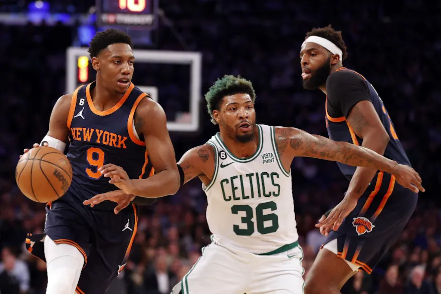 Find out if Marcus Smart and the Boston Celtics can stop R.J. Barrett and the New York Knicks in our NBA SGP predictions for Thursday.