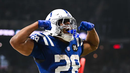 The Colts' running back in action against Tennessee, but what are the chances of Jonathan Taylor winning MVP?