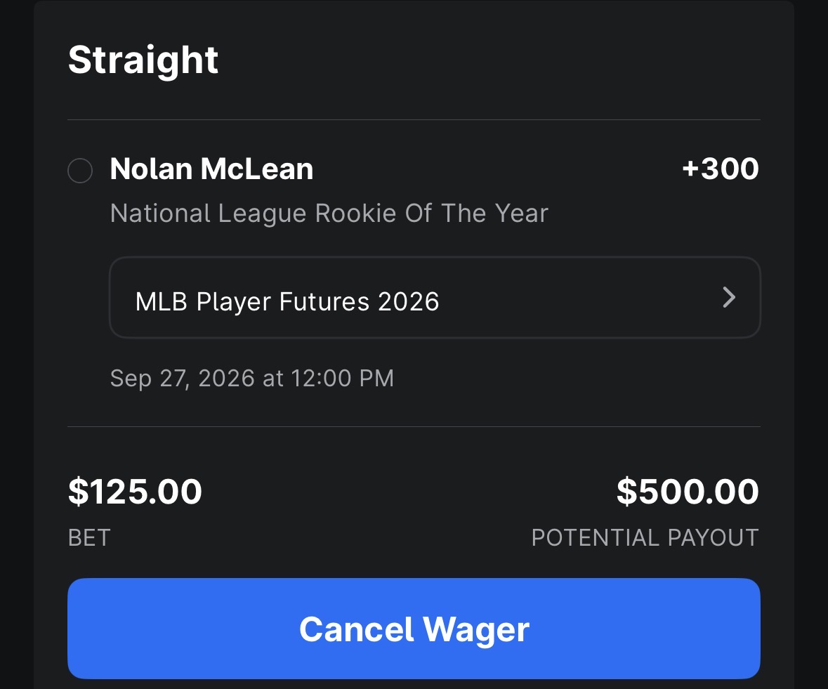 MLB Rookie of the Year Odds 2026 | Griffin in Minors, McGonigle Joins Tigers, Japanese Stars to Shine