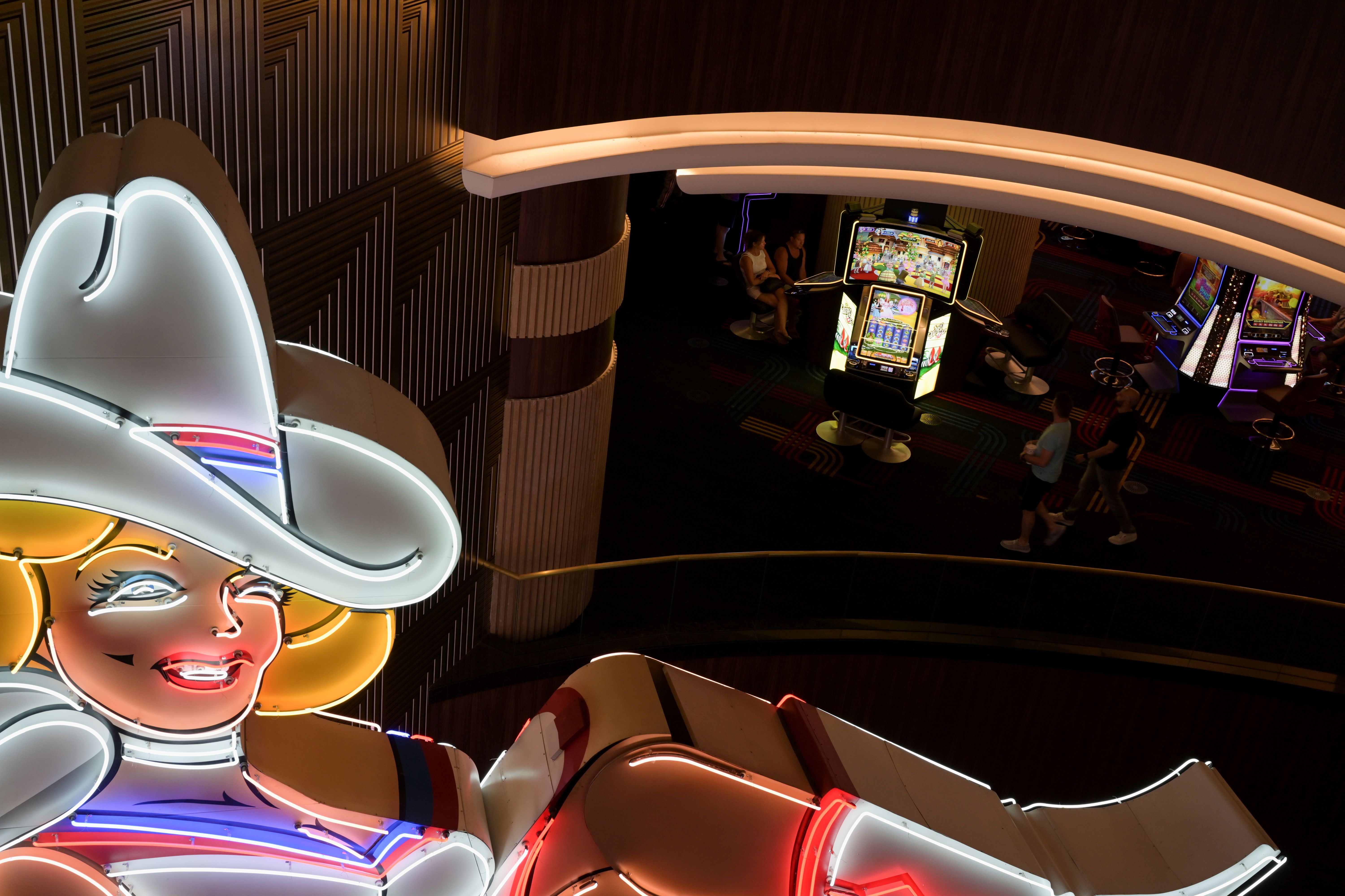 People gamble at Circa Resort and Casino as we look at Las Vegas casino promotions to lure in Canadians. 