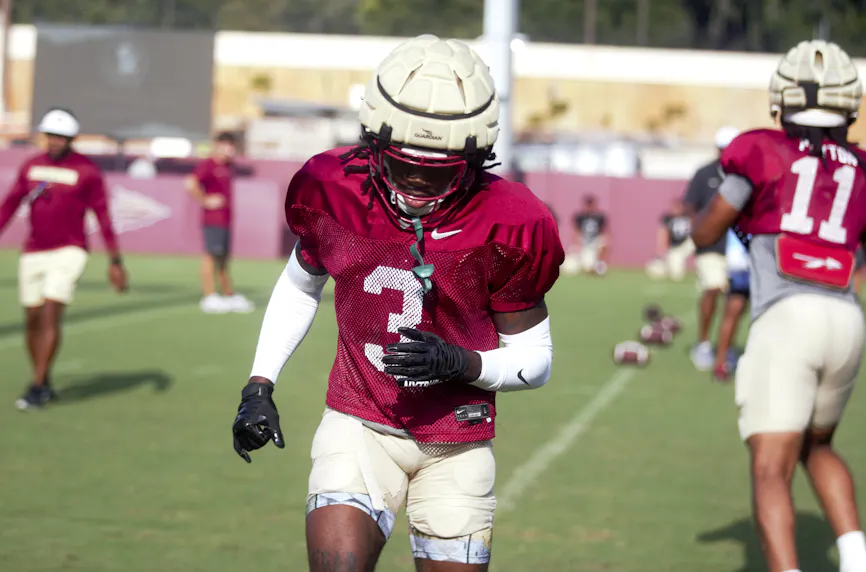 FSU football players participate in fall practice as we look at our college football predictions & best bets for Week 0.