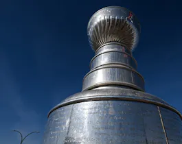 A giant replica of Stanley Cup is seen in Alberta, as we look at the best Stanley Cup odds