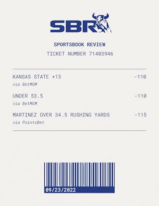 Sbr Betting Ticket Three Picks
