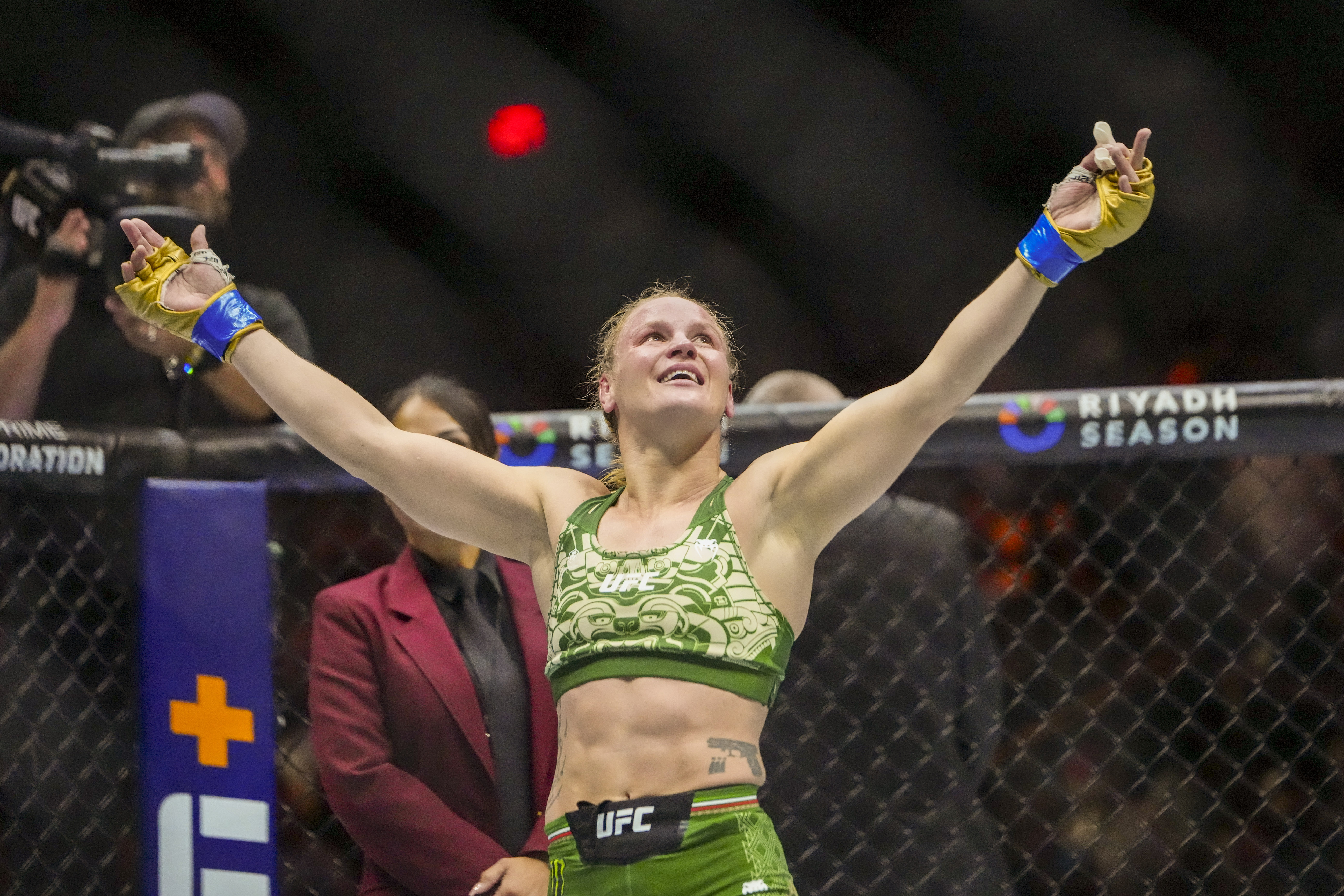 Valentina Shevchenko of Kyrgyzstan features in our Shevchenko vs. Zhang prediction for UFC 322.