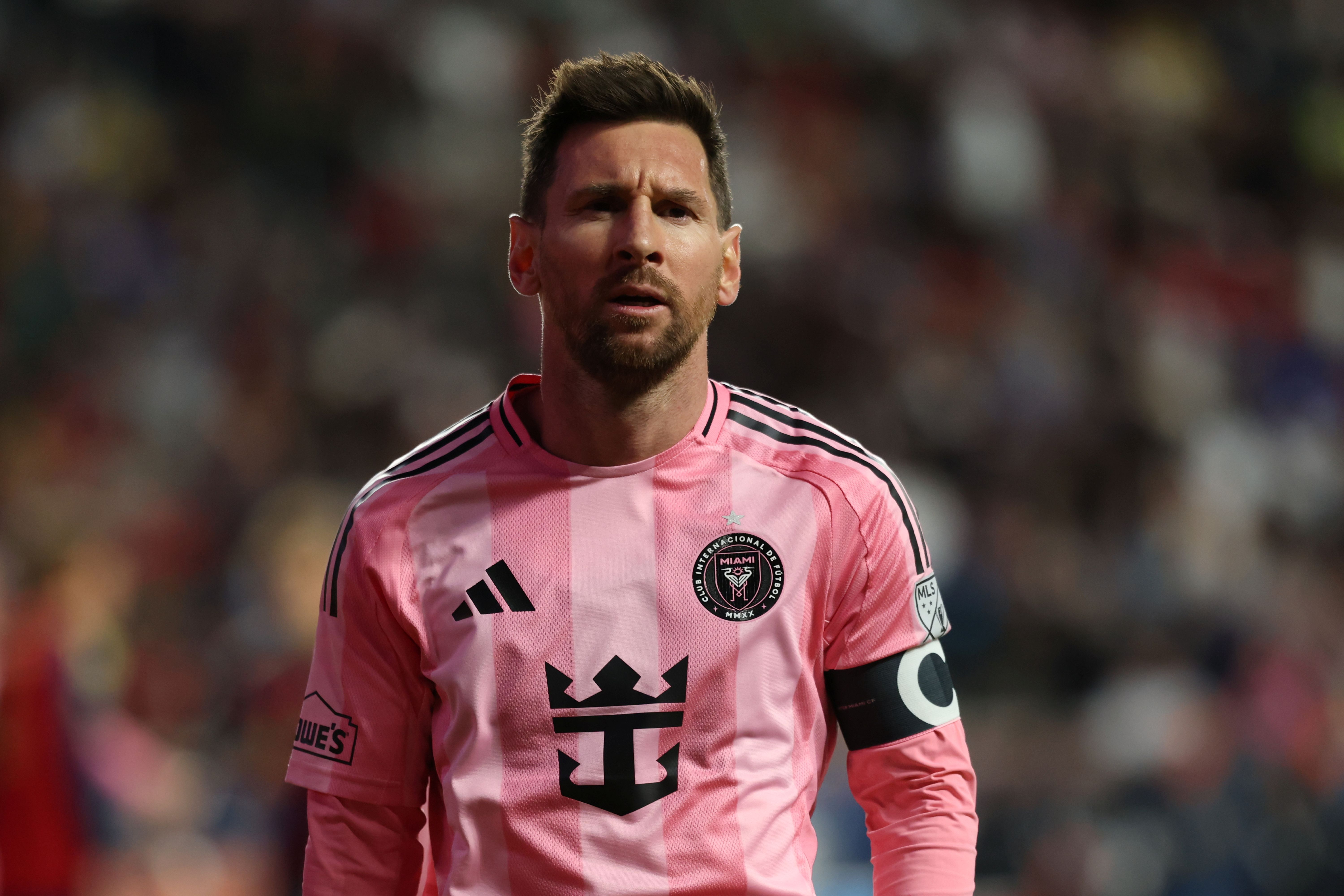 Inter Miami CF midfielder Lionel Messi prepares for a corner kick, and he's key as we look at our Inter Miami vs. Orlando City prediction.
