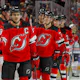 Nico Hischier of the New Jersey Devils in action against the Edmonton Oilers and we offer our top odds and predictions for Devils vs. Sabres on Friday.
