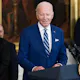 U.S. President Joe Biden delivers remarks during an event to celebrate the 2023 Stanley Cup champion Vegas Golden Knights as we look at our Democratic presidential nominee odds.