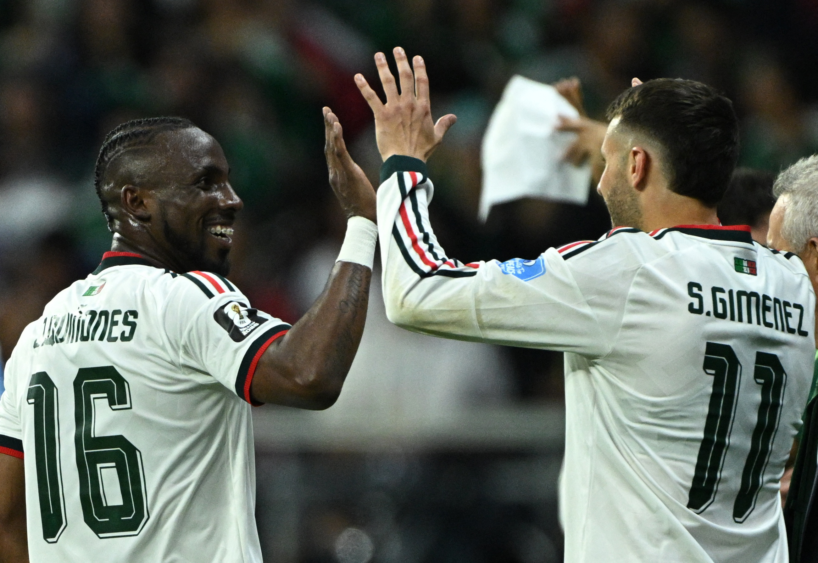 Mexico's Julian Quinones celebrates scoring as we break down our Mexico vs. Ecuador prediction.
