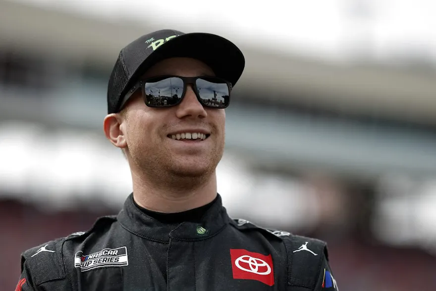 Tyler Reddick waits on the grid during qualifying as we look at our EchoPark Automotive Grand Prix picks.