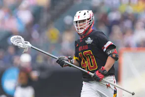 Maryland Terrapins defender Colin Burlace in action as we look at Betfred's announced exit from the Old Line State.
