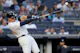 New York Yankees center fielder Aaron Judge hits a double against the Minnesota Twins, and he headlines the latest MLB MVP odds.