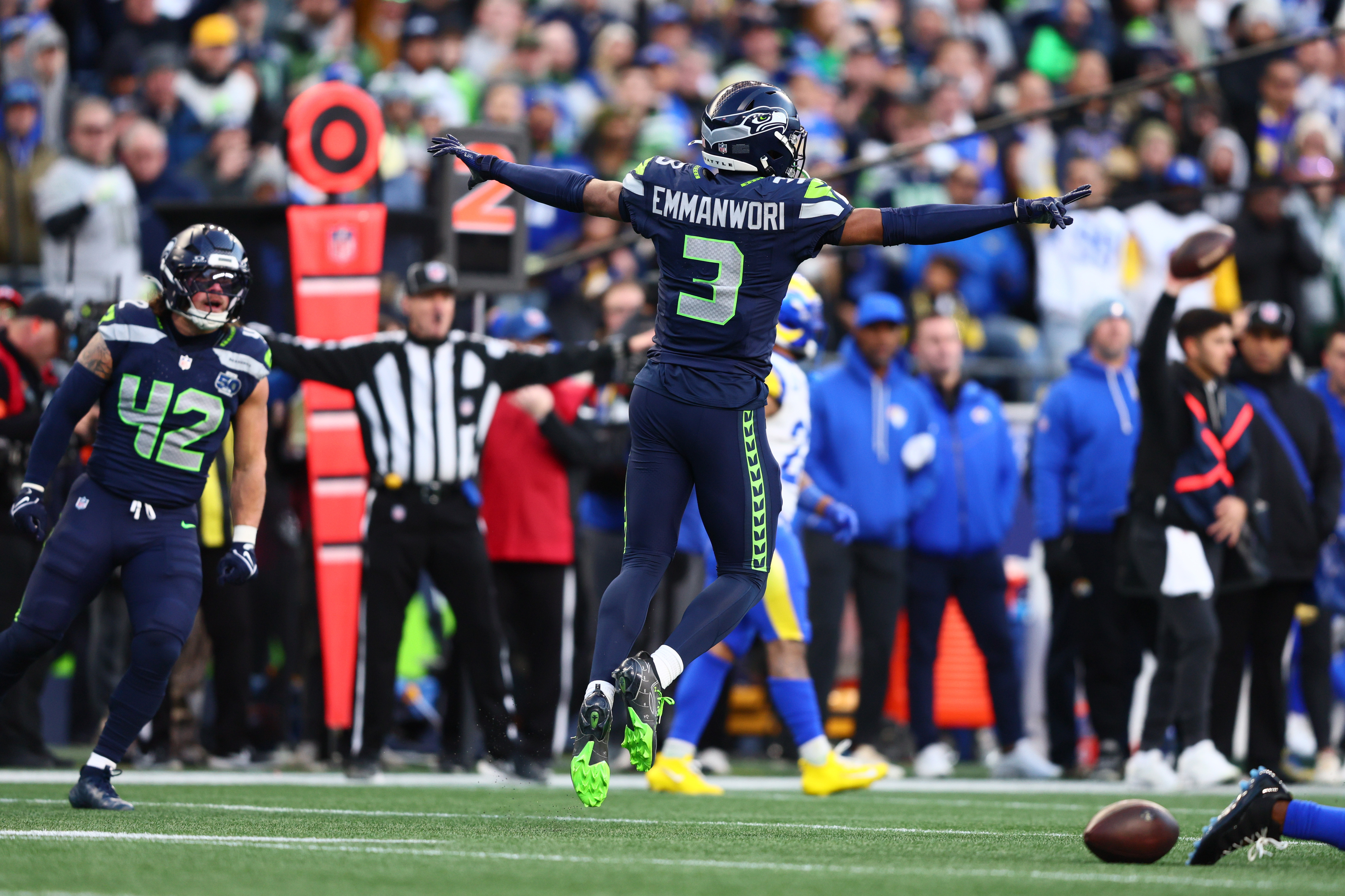 Seattle Seahawks defensive back Nick Emmanwori is among the players highlighted in our Super Bowl 2026 matchup breakdown.