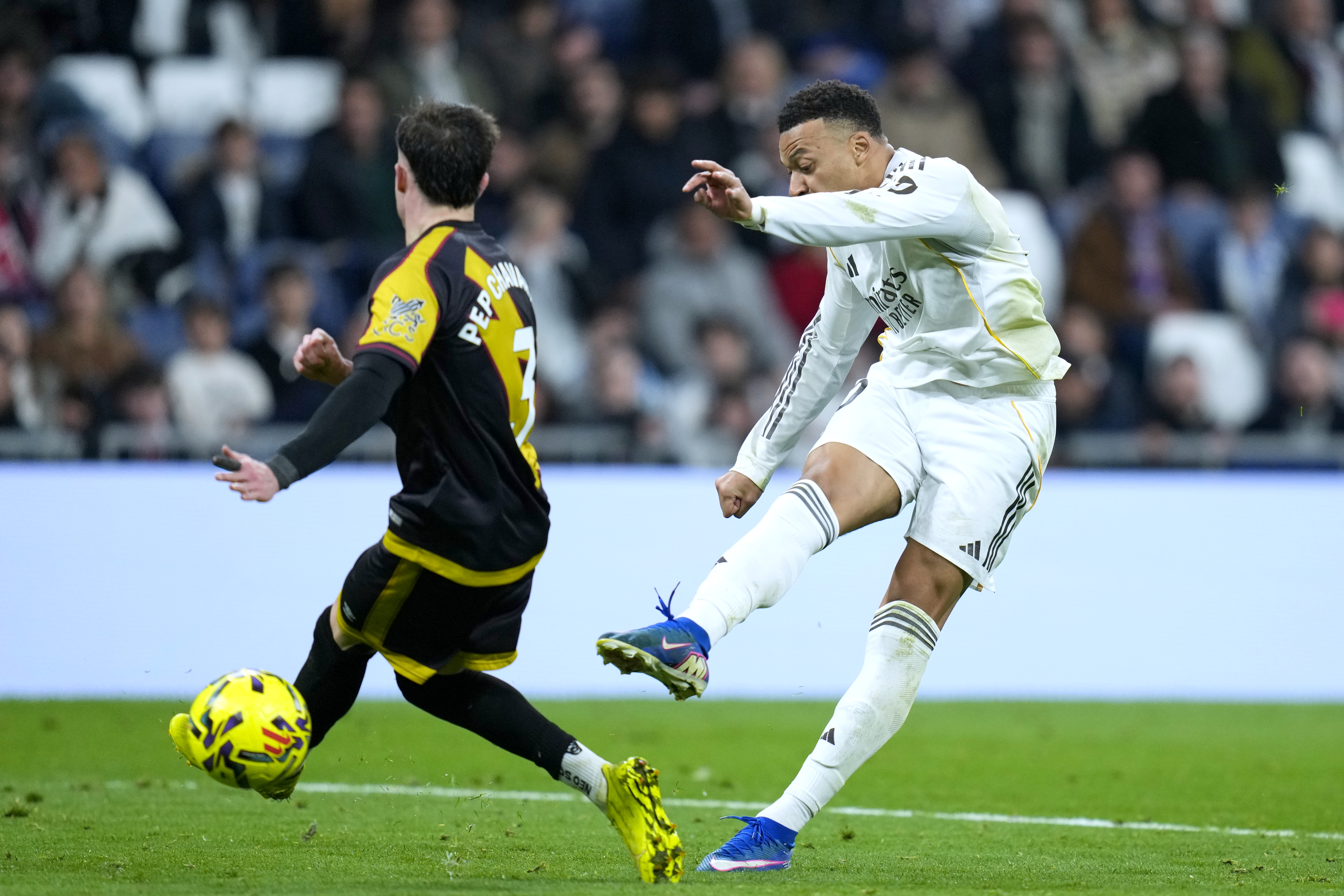 Kylian Mbappe in action as we provide our Champions League predictions for the knockout playoffs. 