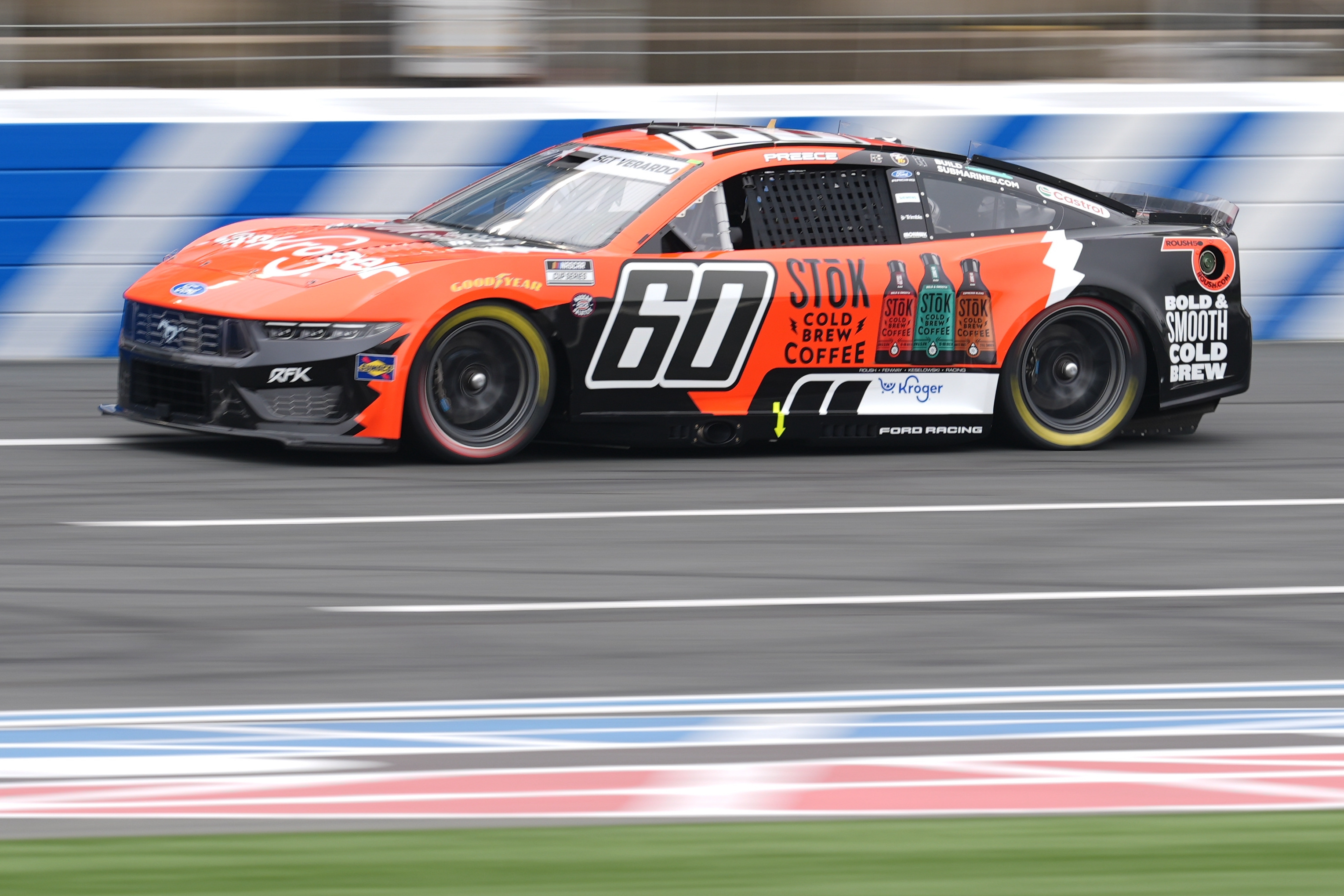 Roush Fenway Keselowski driver Ryan Preece (60) during qualifying as we break down our Cracker Barrel 400 predictions & odds 2026.