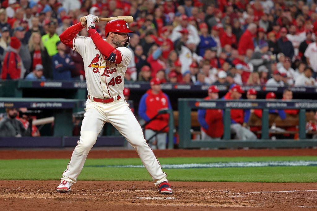 Paul Godschmidt hitting, and he