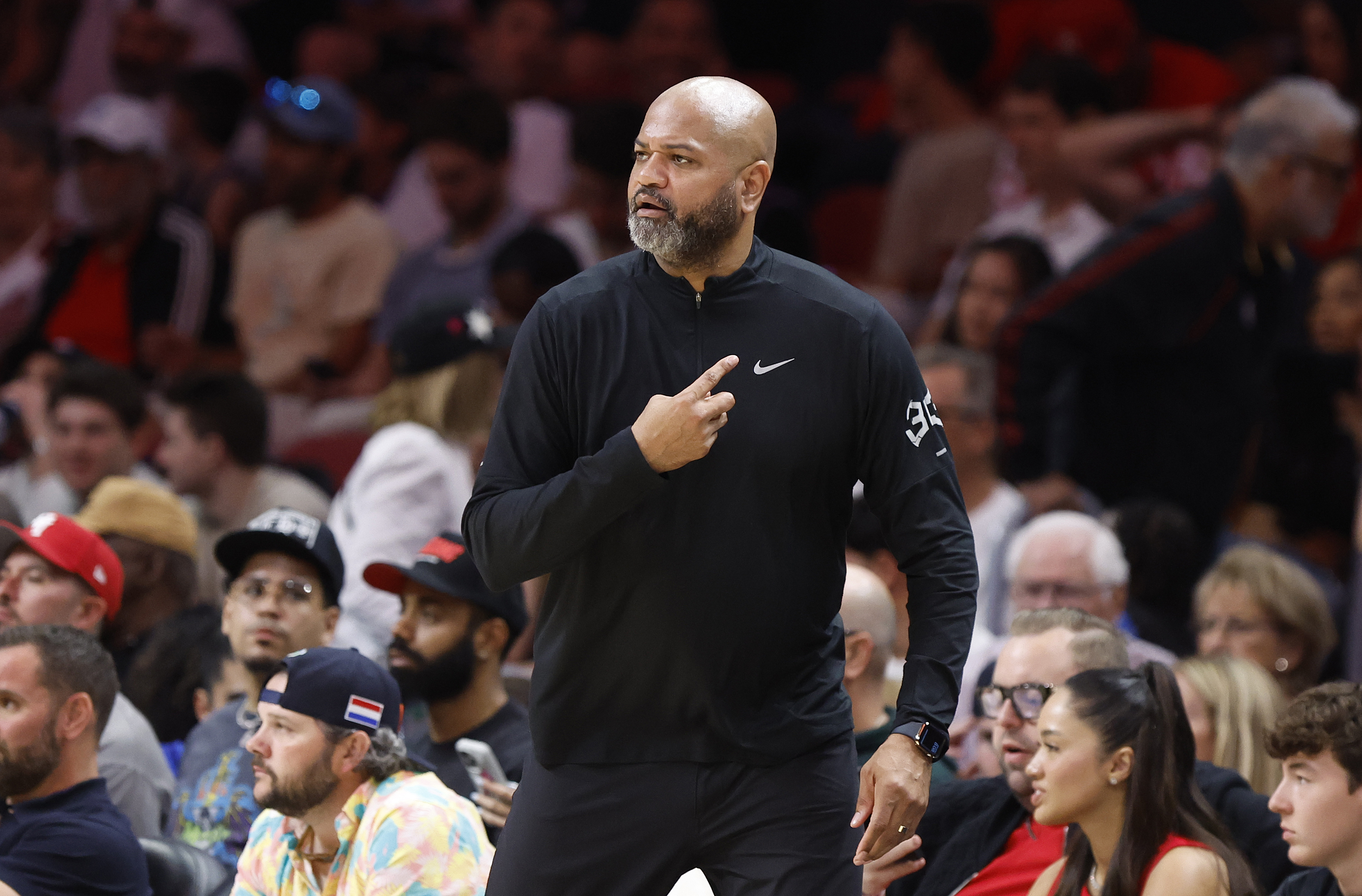 Detroit Pistons head coach J.B. Bickerstaff reacts as we break down our NBA Coach of the Year odds & favorites.