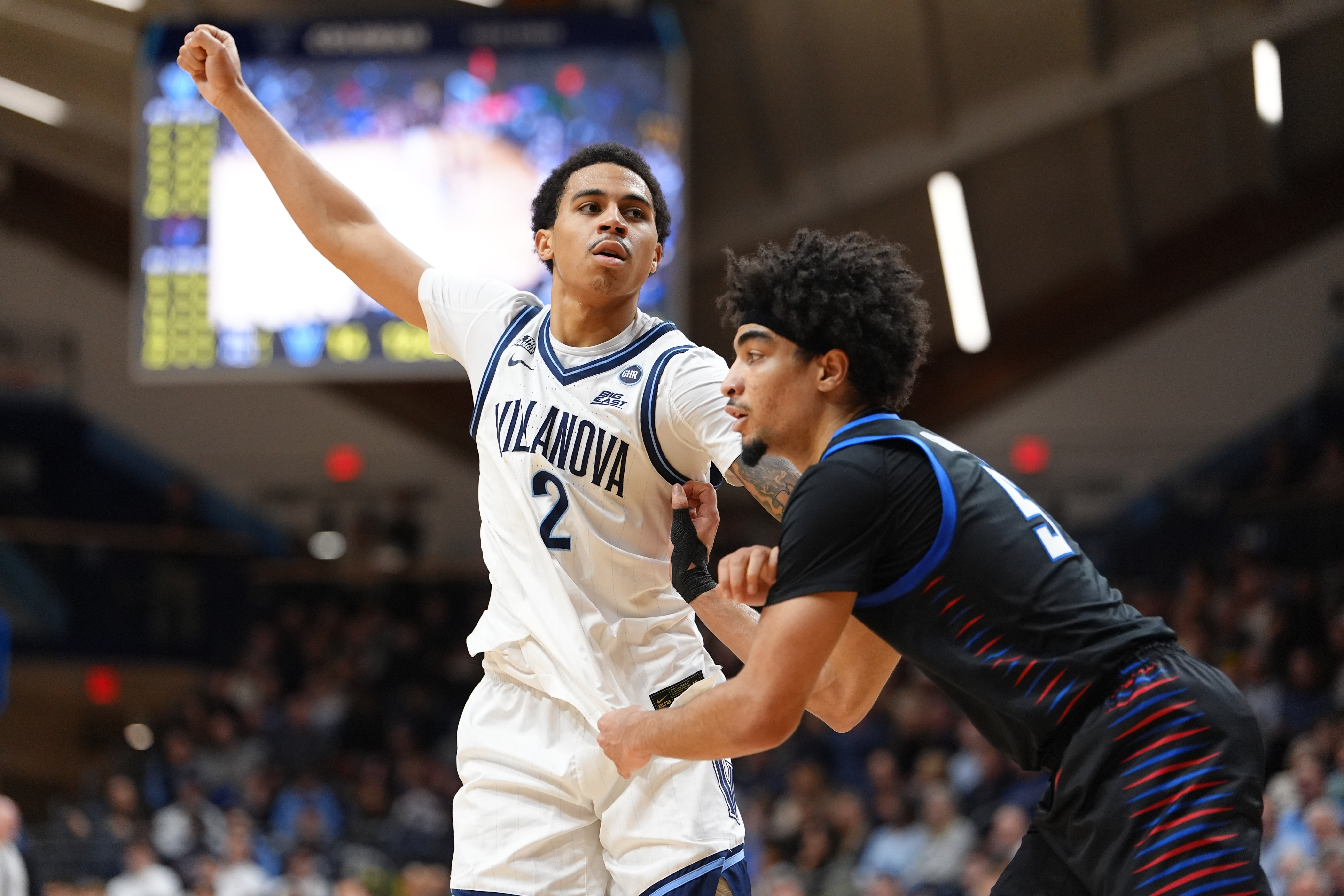 Villanova Wildcats guard Bryce Lindsay in action as we offer our college basketball bet bets today.