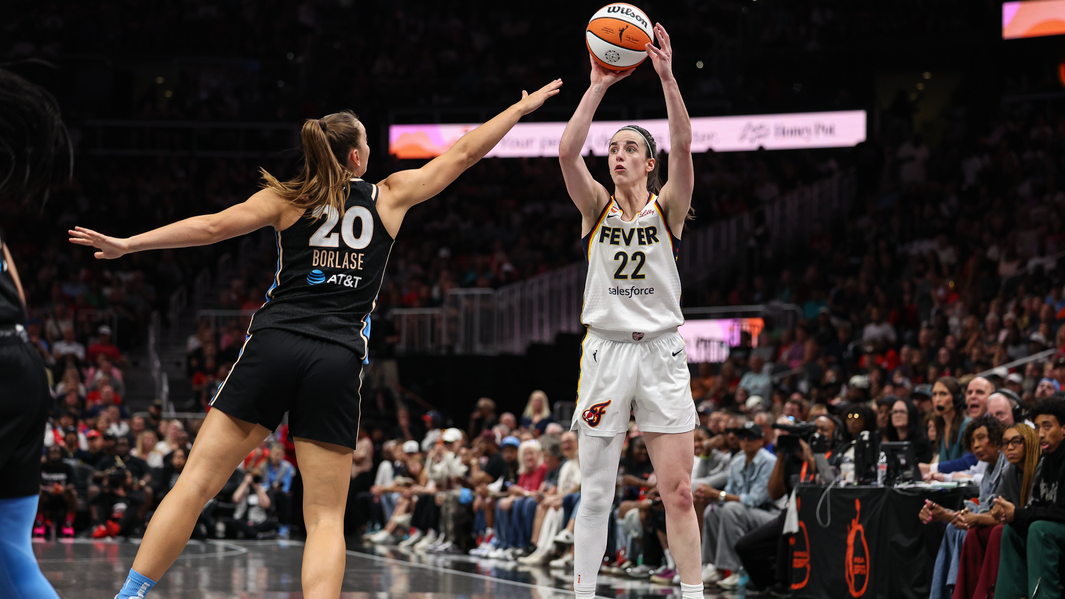Indiana Fever guard Caitlin Clark shoots as we make our best Fever vs. Tempo prediction. 