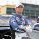 Denny Hamlin, driver of the Acumatica Toyota, looks on during qualifying for the NASCAR Cup Series Hollywood Casino 400.