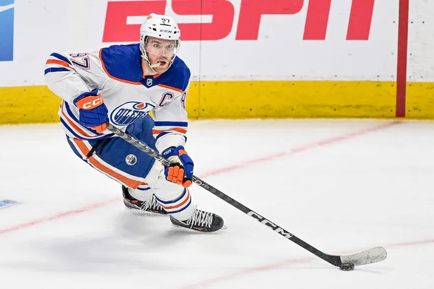 Connor McDavid of the Edmonton Oilers skates against the Colorado Avalanche, and we offer our top All-Star Skills predictions based on the best NHL odds.
