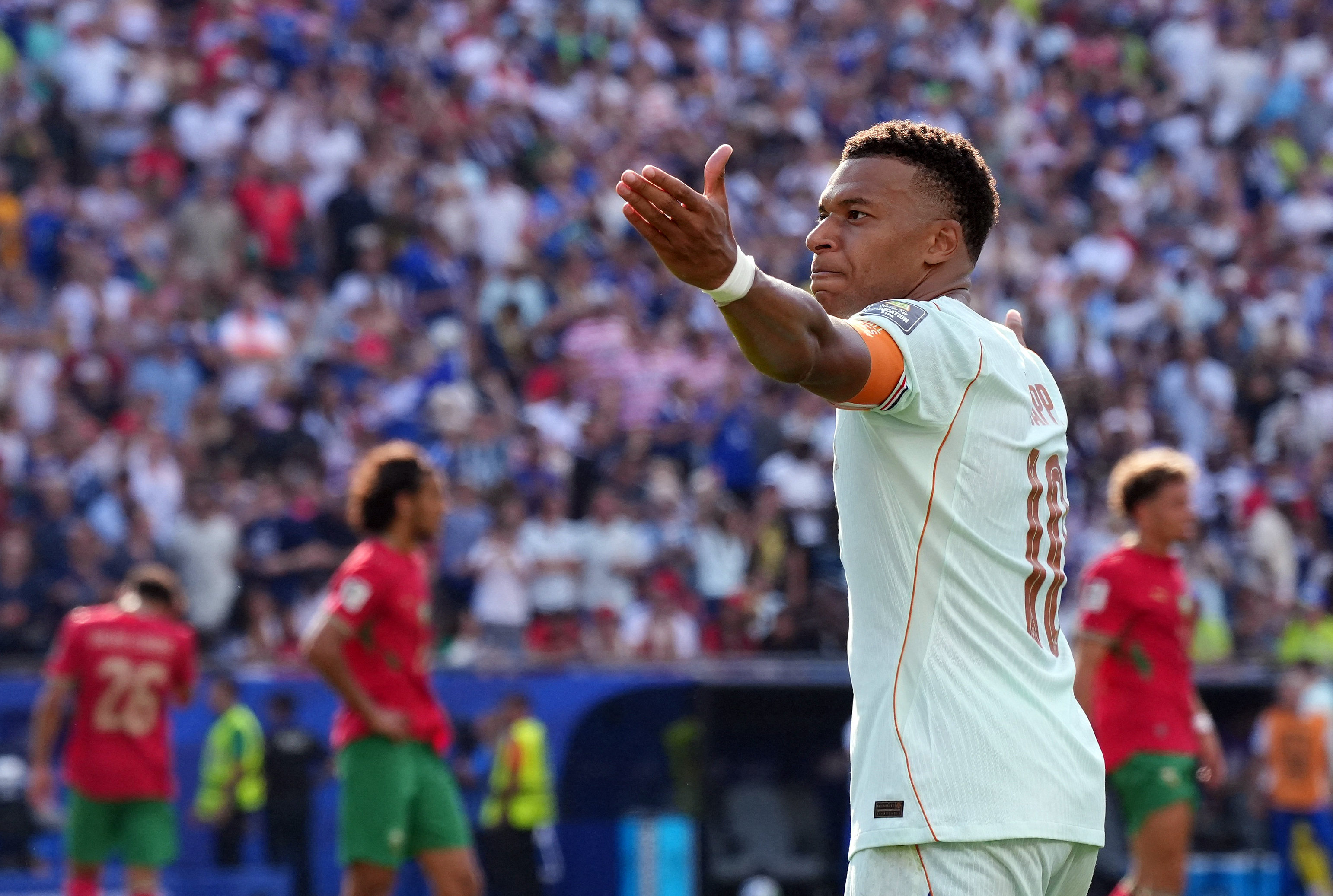 Kylian Mbappe in action as we provide our best Kylian Mbappe props and odds for France's World Cup semifinal against Spain.