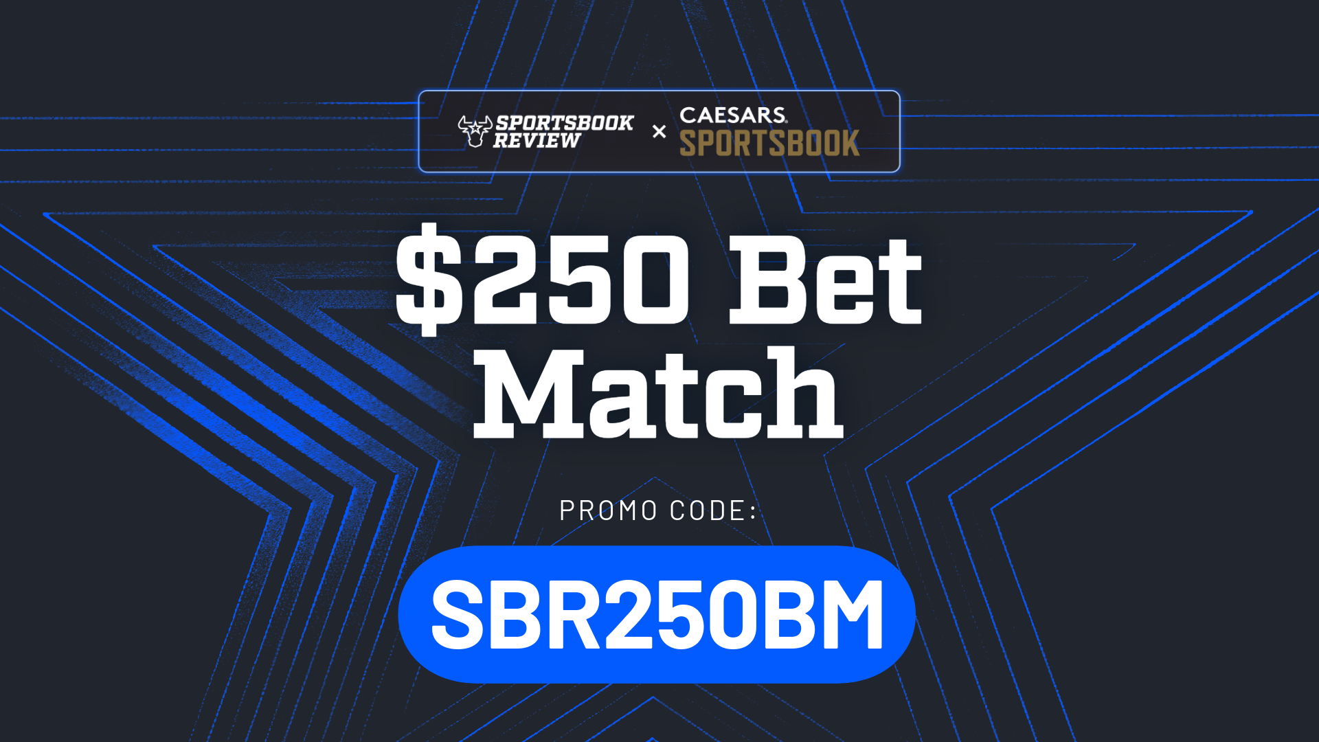 Caesars Sportsbook Promo Code SBR250BM - $250 Bet Match for UFC 324 Gaethje vs. Pimblett