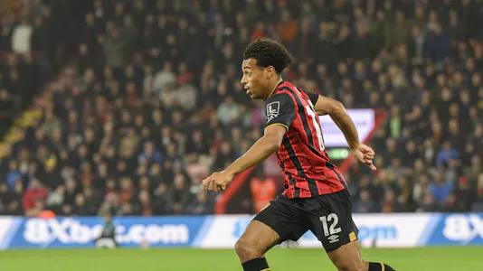 Bournemouth's Tyler Adams during the Premier League match as part of our Manchester City vs. Bournemouth Prediction, Picks & Odds.