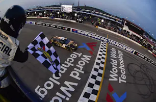 Kyle Busch takes the checkered flag to win the NASCAR Cup Series Enjoy Illinois 300, as we offer our best Enjoy 300 expert picks and predictions for Sunday's race at Gateway.