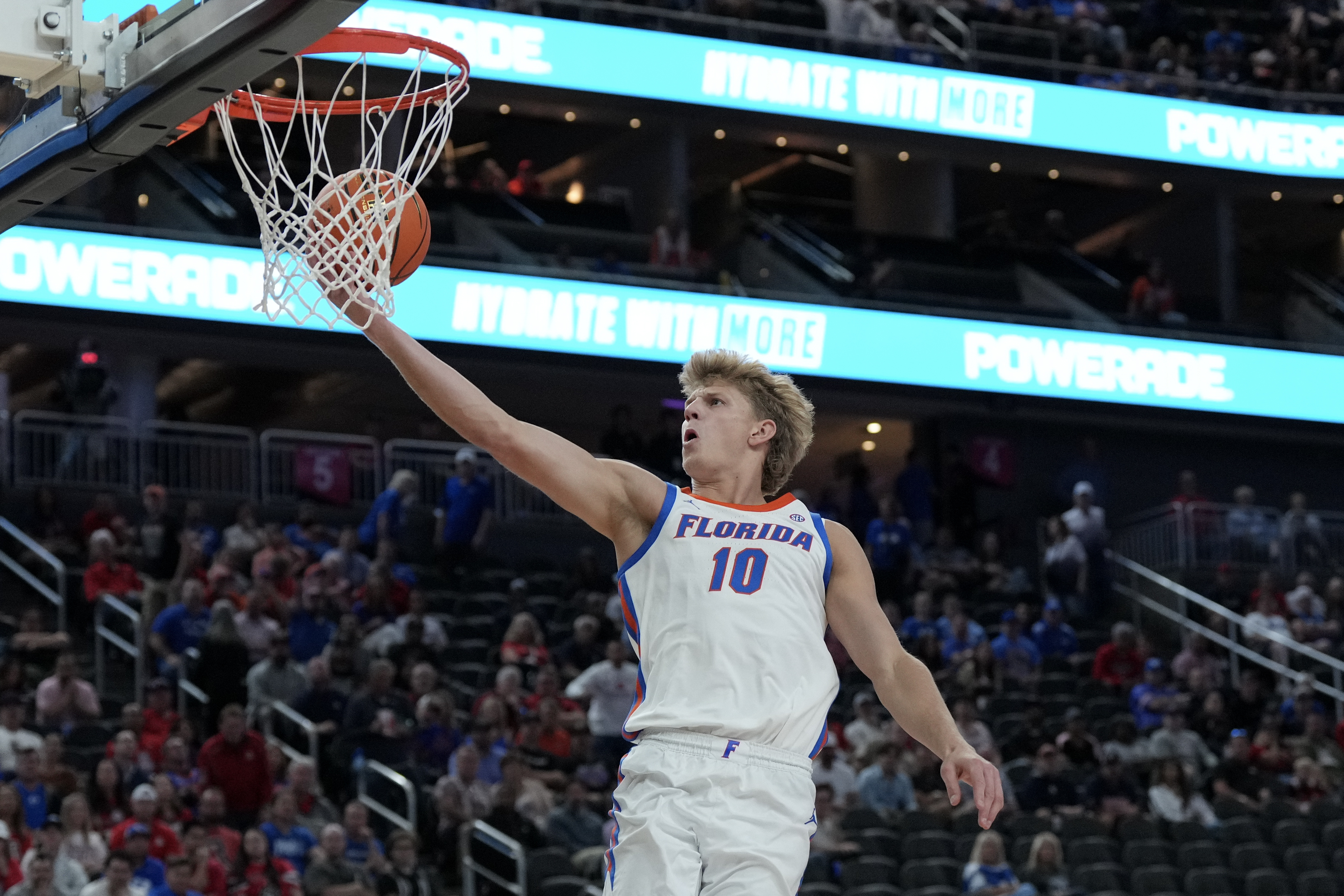 Florida forward Thomas Haugh scores as we provide our Miami vs. Florida prediction