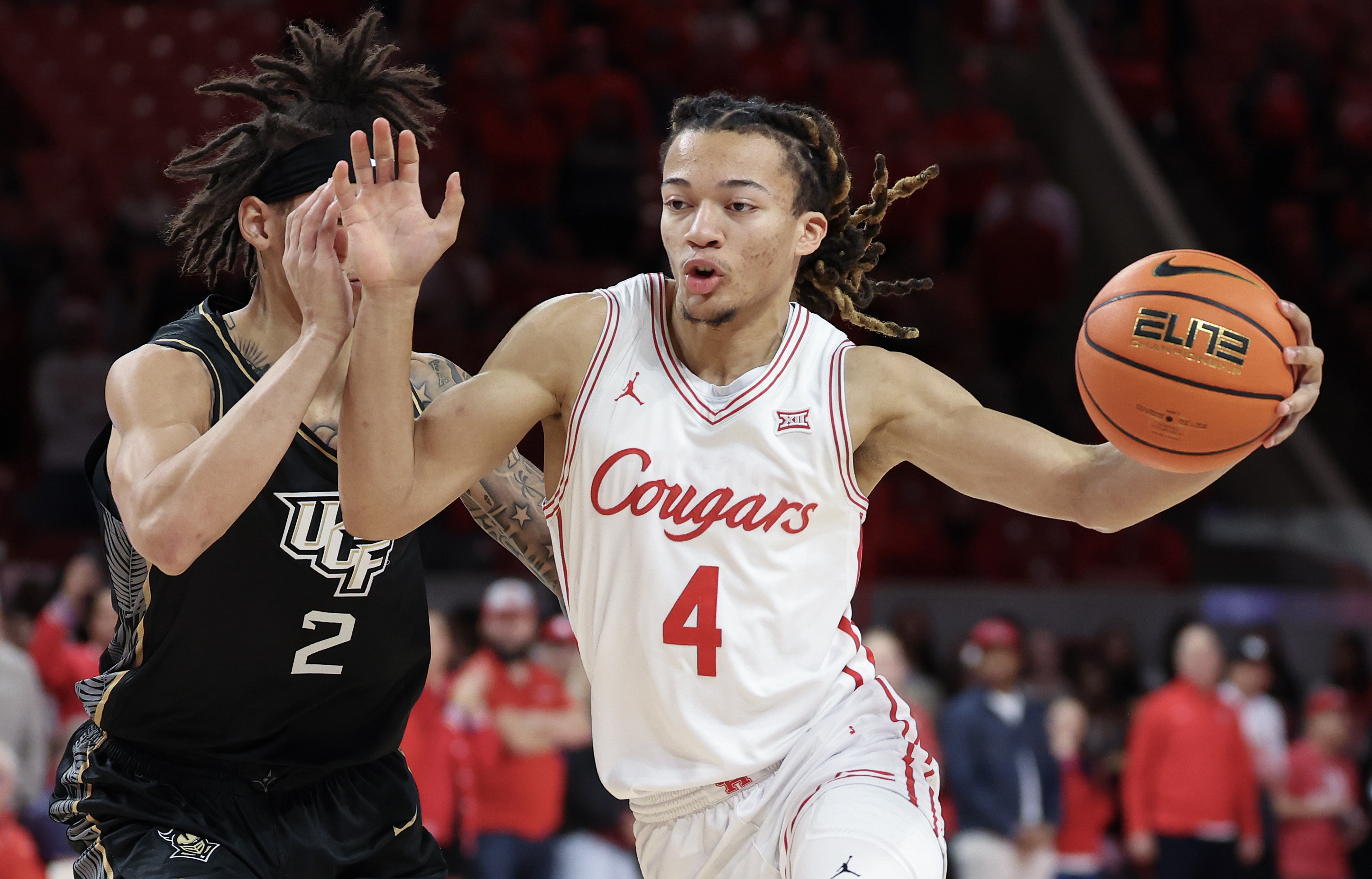 Houston's Kingston Flemings is the focus of our Houston vs. Kansas prediction.