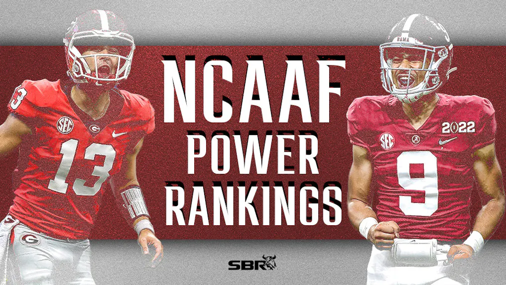 College football power rankings