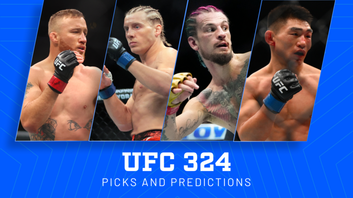 We have your UFC 324 picks and predictions ahead of Saturday's fight card from Las Vegas on Paramount+. 
