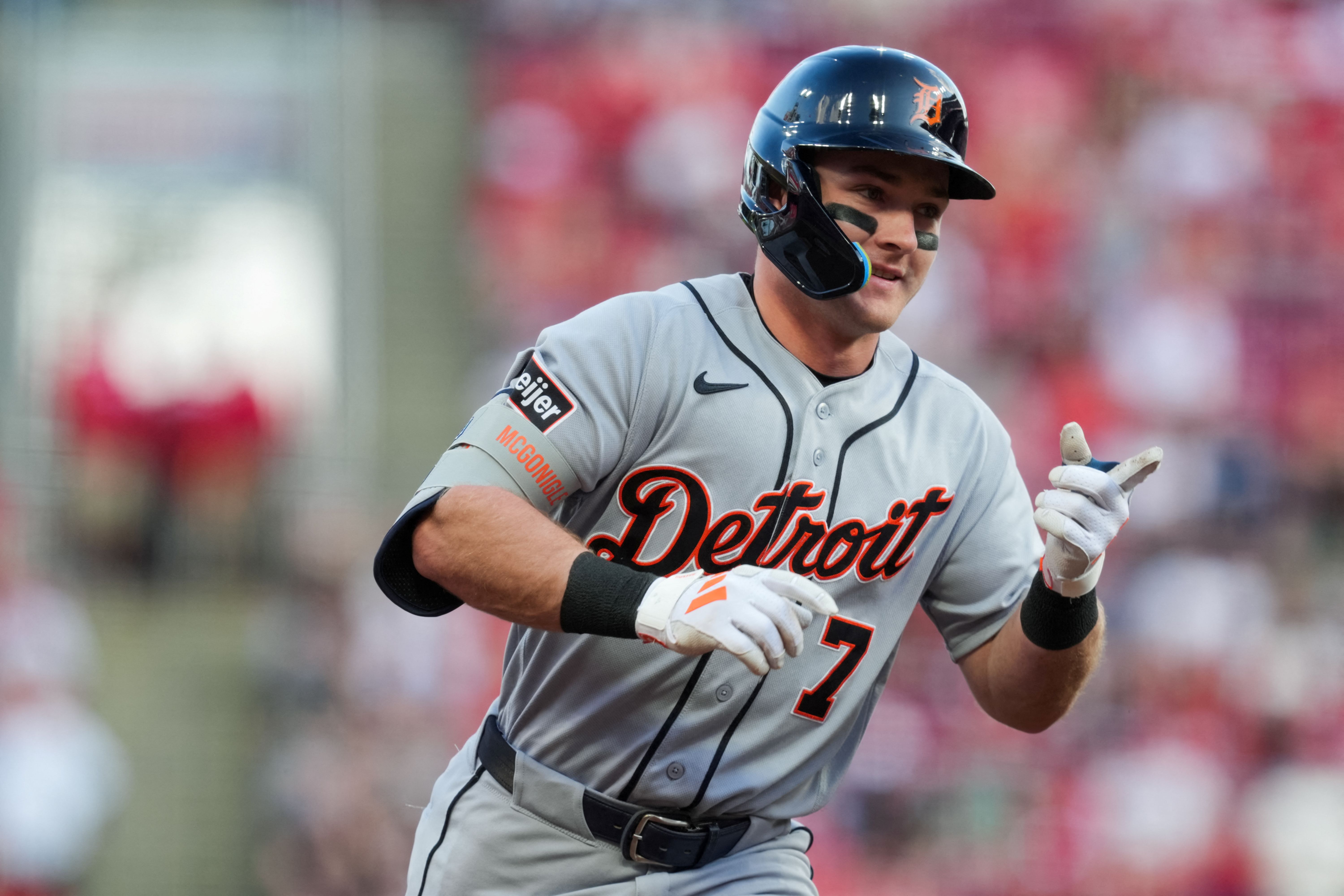 Detroit Tigers shortstop Kevin McGonigle runs the bases after hitting a solo home run, and he's key as we look at our Rangers vs. Tigers prediction.