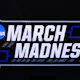 A detailed view of the March Madness logo as we look into how to fill out a March Madness bracket