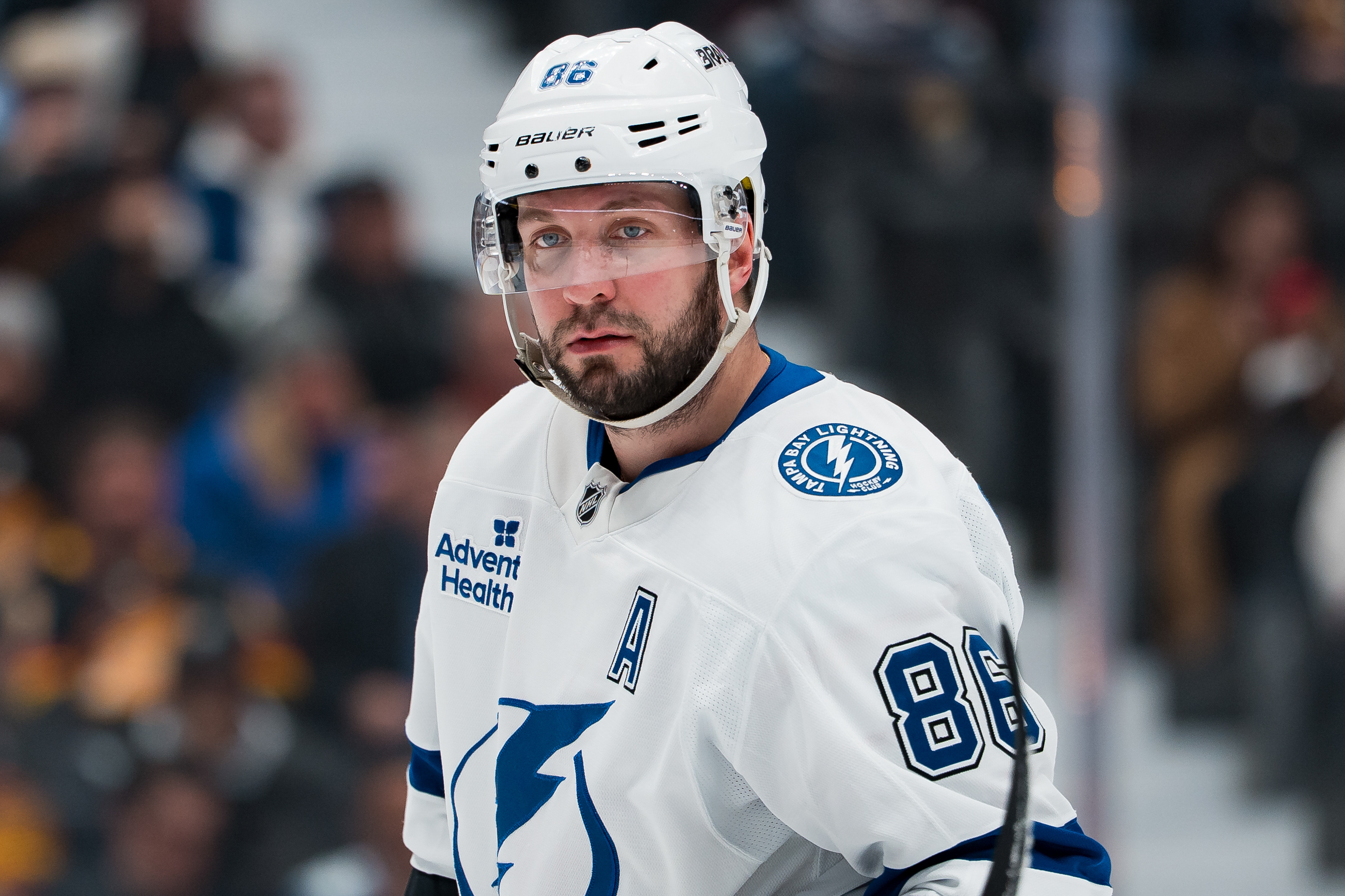 Nikita Kucherov in action as we provide the Hart Trophy odds 2026.