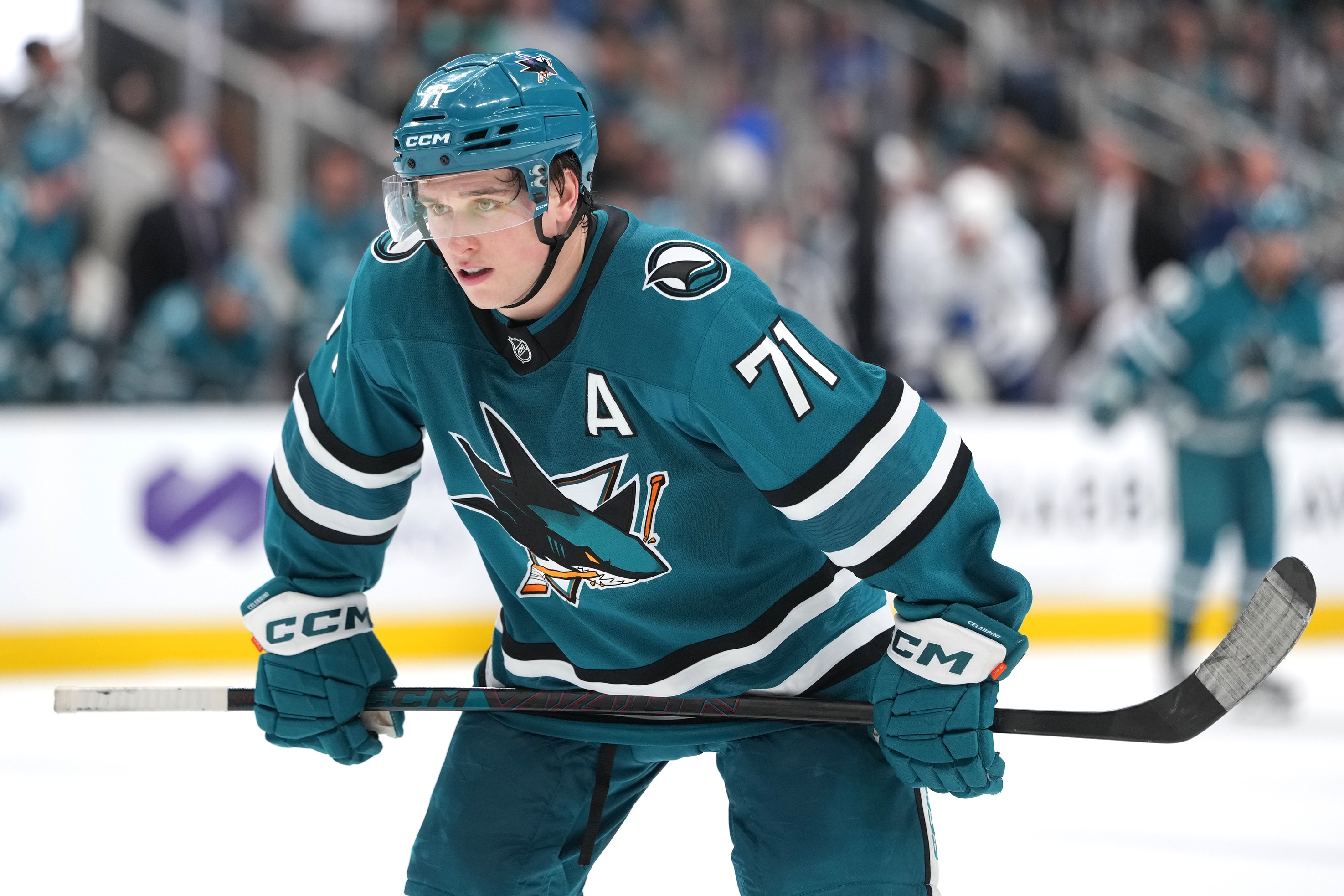 Macklin Celebrini in action as we offer our NHL player props for today. 