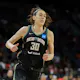 Breanna Stewart #30 of the New York Liberty runs on the court as we look at the WNBA MVP odds