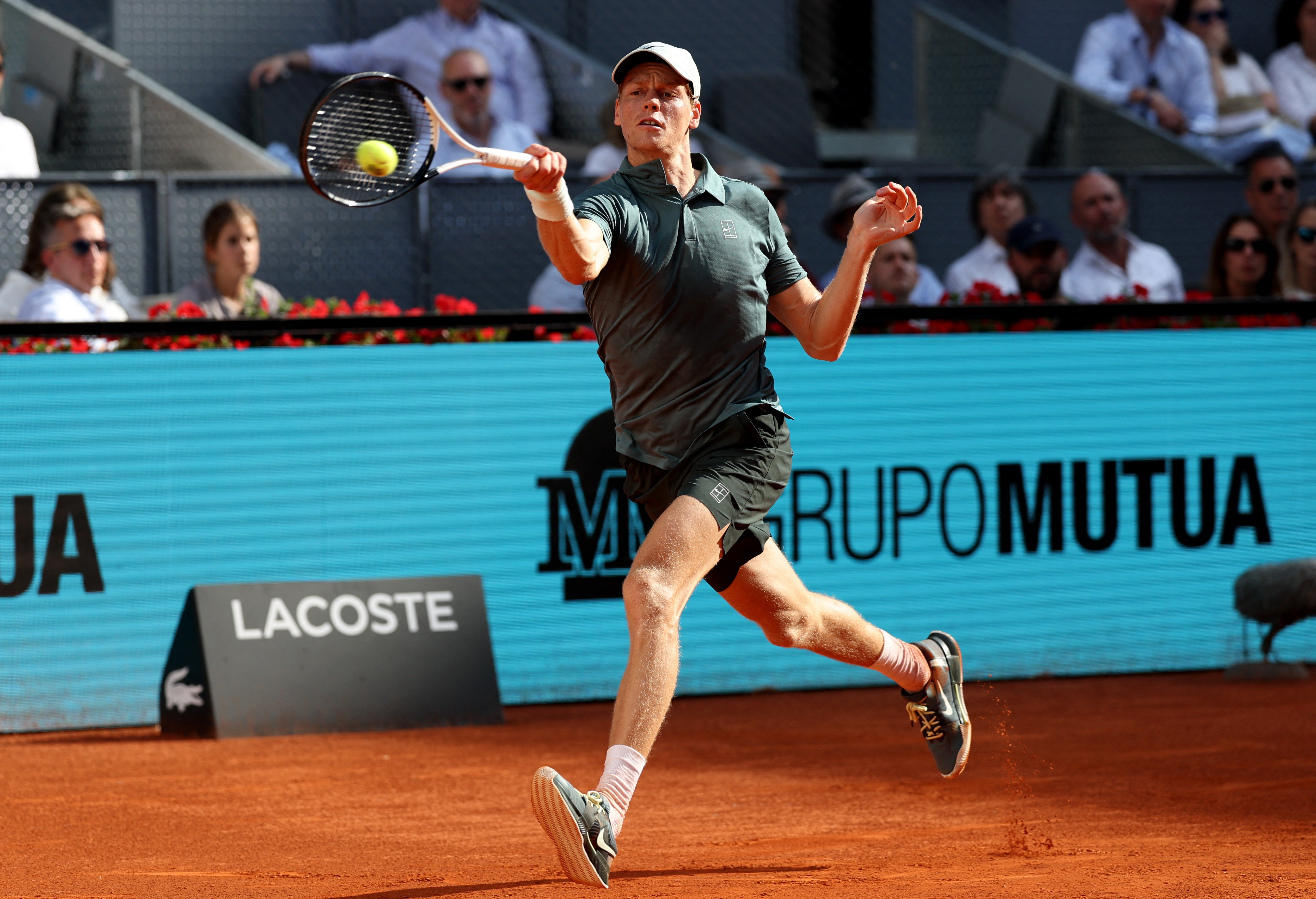 Italy's Jannik Sinner in action as we break down our French Open odds.