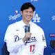 Shohei Ohtani of the Los Angeles Dodgers speaks to the media at Dodger Stadium, and we're looking at the best MVP odds after Shohei Ohtani and Ronald Acuna Jr. won in 2023. 