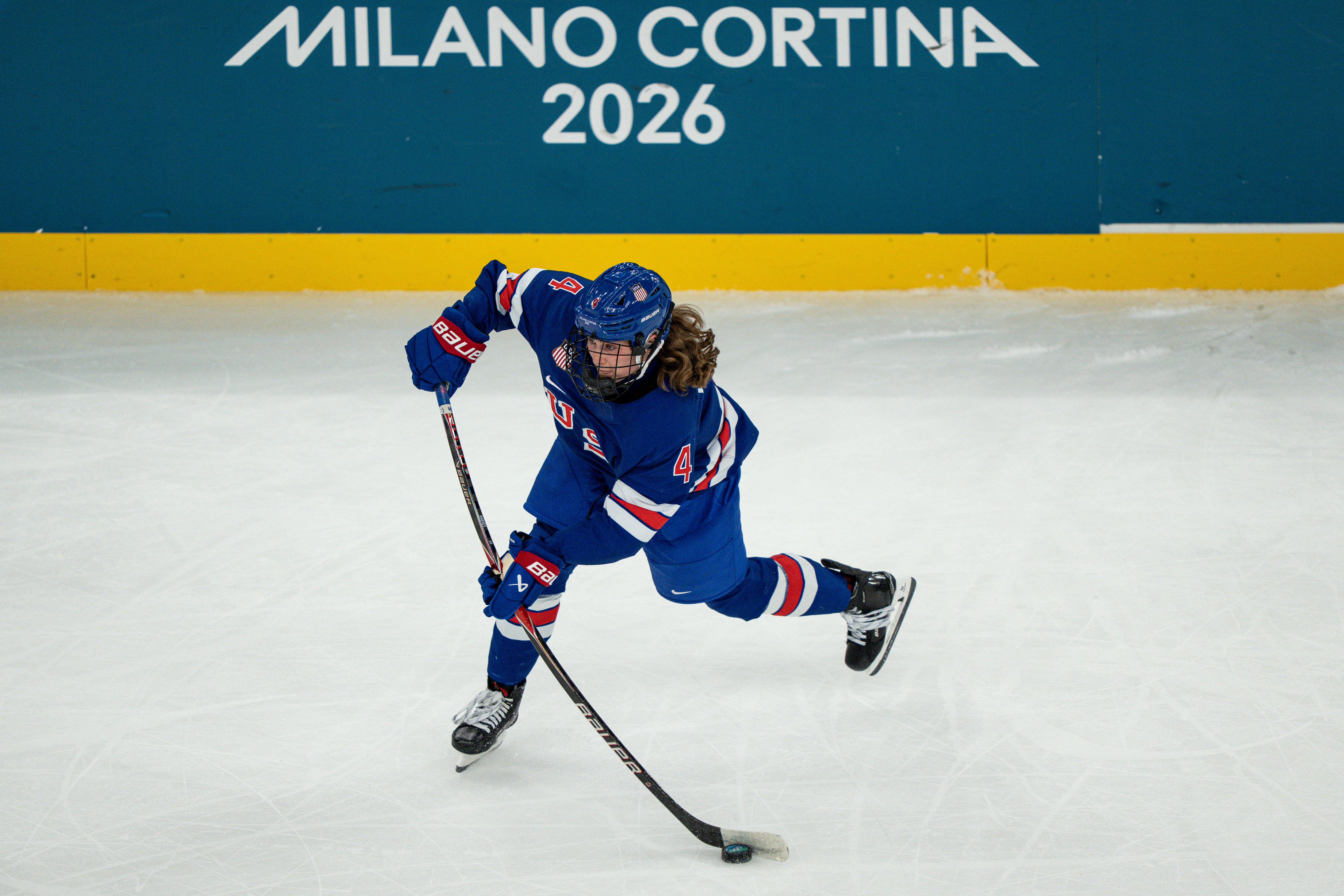 Caroline Harvey shoots as we make our best USA vs. Canada Gold Medal game prediction for today's final.