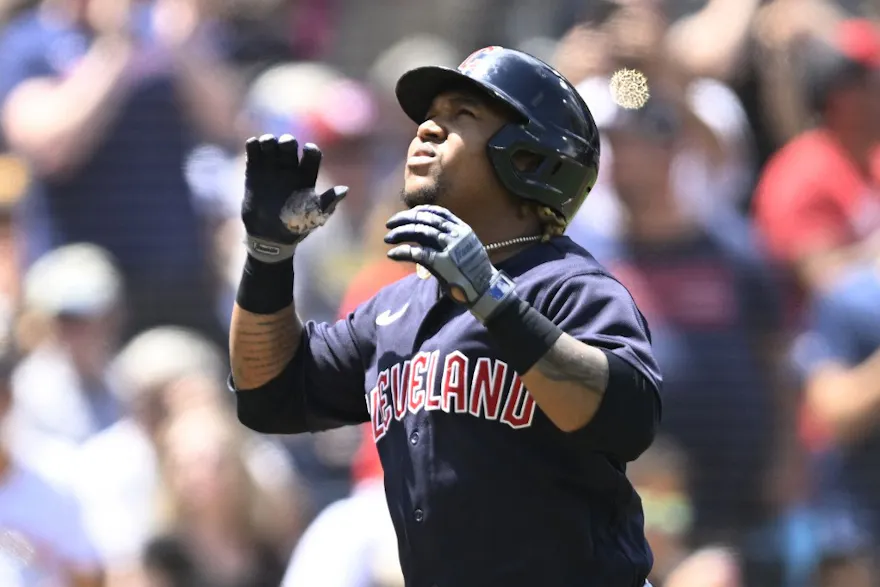 Jose Ramirez is one of our top MLB home run prop picks for Friday.