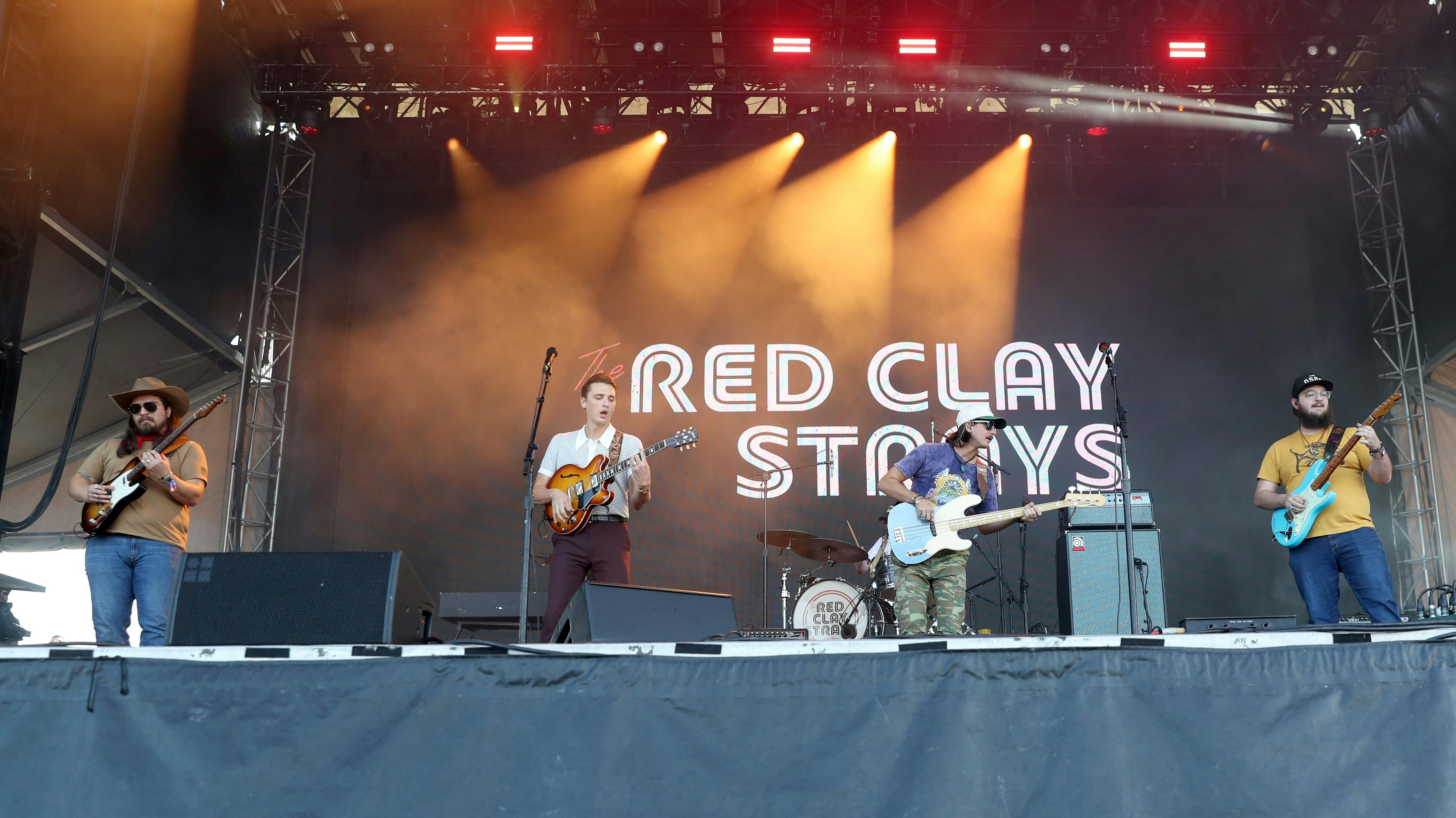 The Red Clay Strays perform at the Inaugural Country Calling Festival.