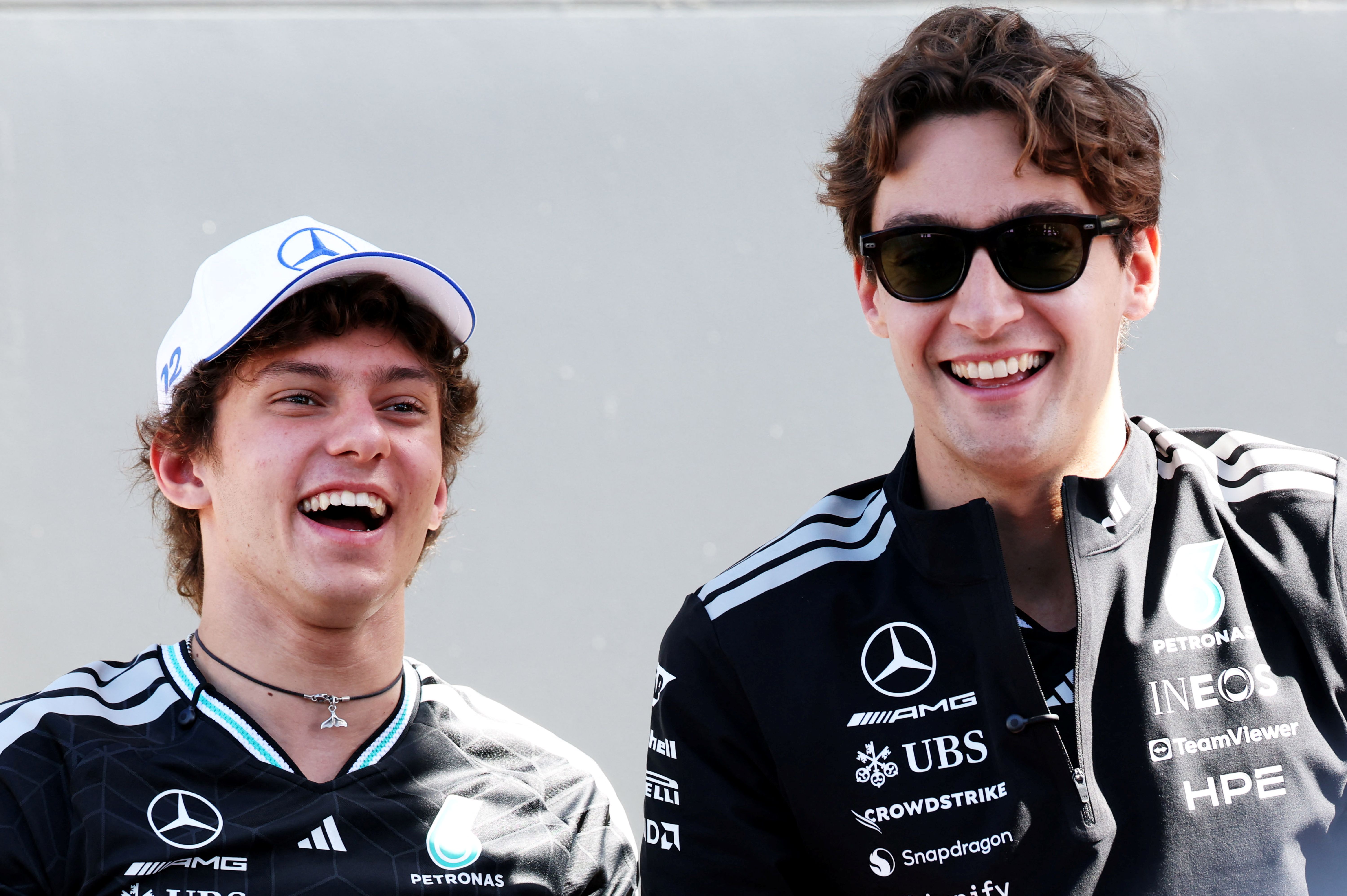 Mercedes' George Russell teammate Andrea Kimi Antonelli, and both are featured in our Australian Grand Prix Props.