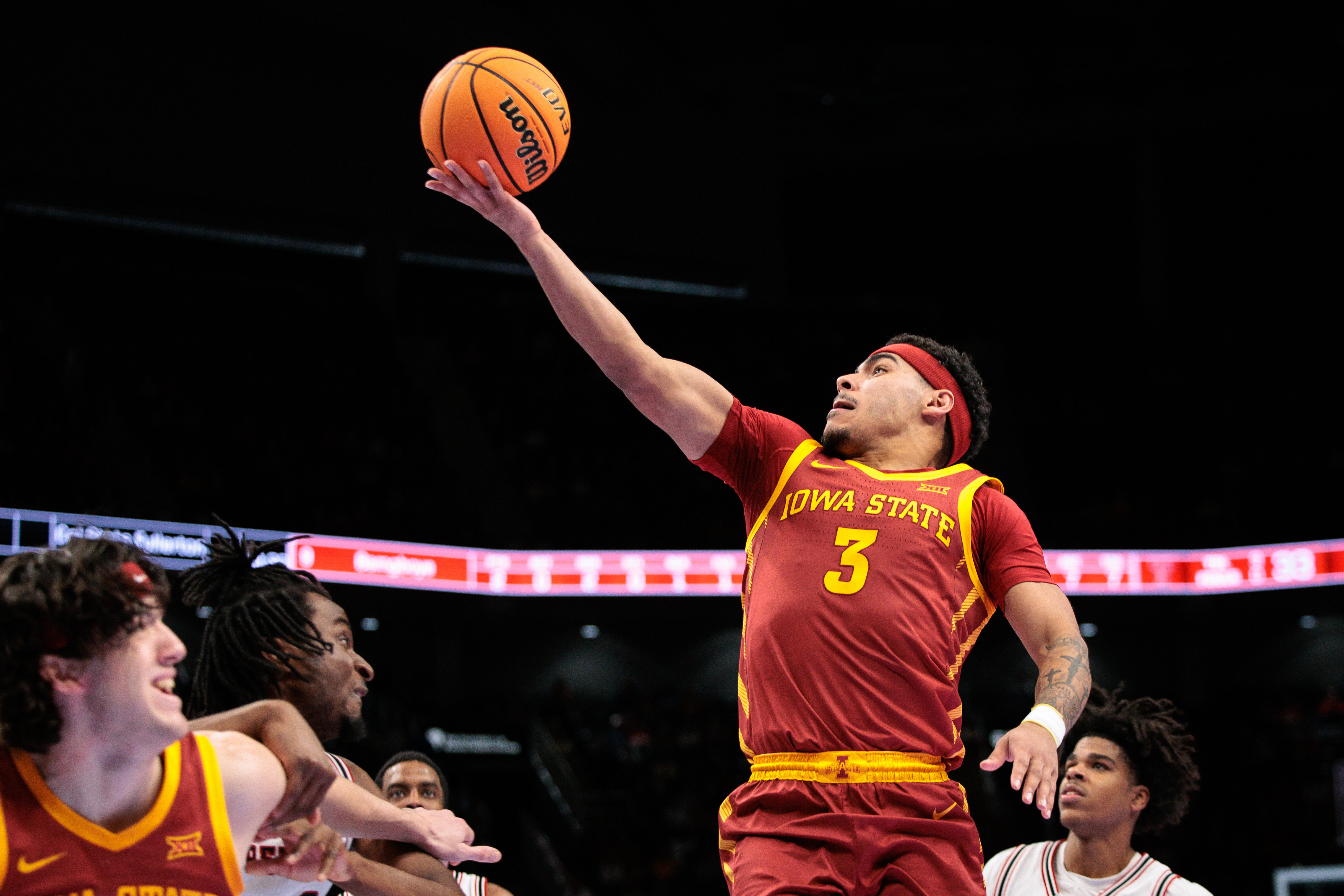  Iowa State Cyclones guard Tamin Lipsey takes a shot as we make our best Tennessee State vs. Iowa State prediction.