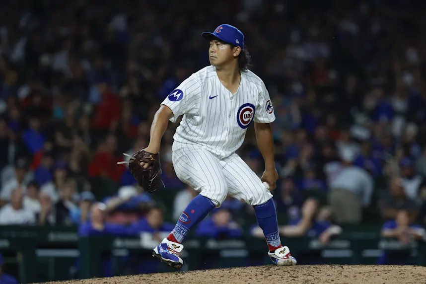 Chicago Cubs starting pitcher Shota Imanaga delivers a pitch against the St. Louis Cardinals as we take a look at the best MLB props for Tuesday's action.